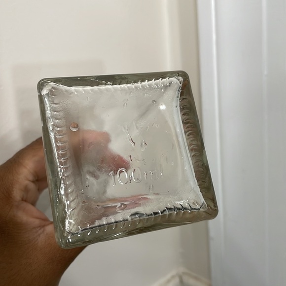 Triangle glass vase 100ml avant-garde boho edgy Y2K - Picture 4 of 4